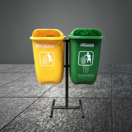 tempat sampah organik anorganik