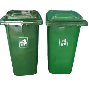 tempat sampah fiber roda 120 liter